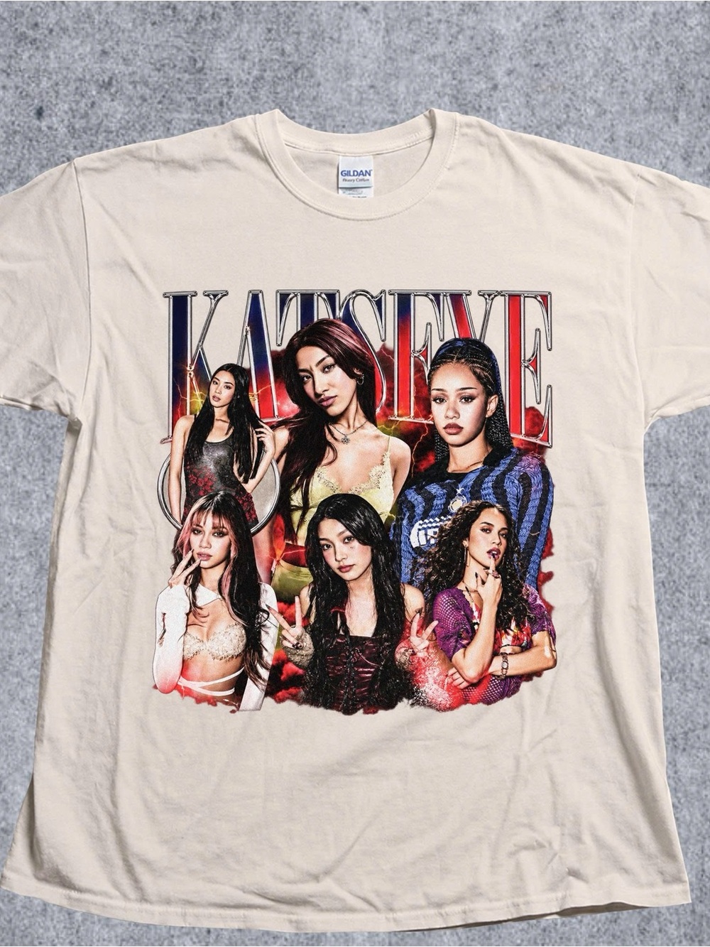 Katseye Graphic Shirt - Music Concert Tour K-pop Girl Tee